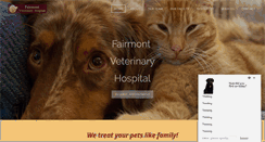 Desktop Screenshot of fairmontpetdocs.com