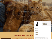 Tablet Screenshot of fairmontpetdocs.com